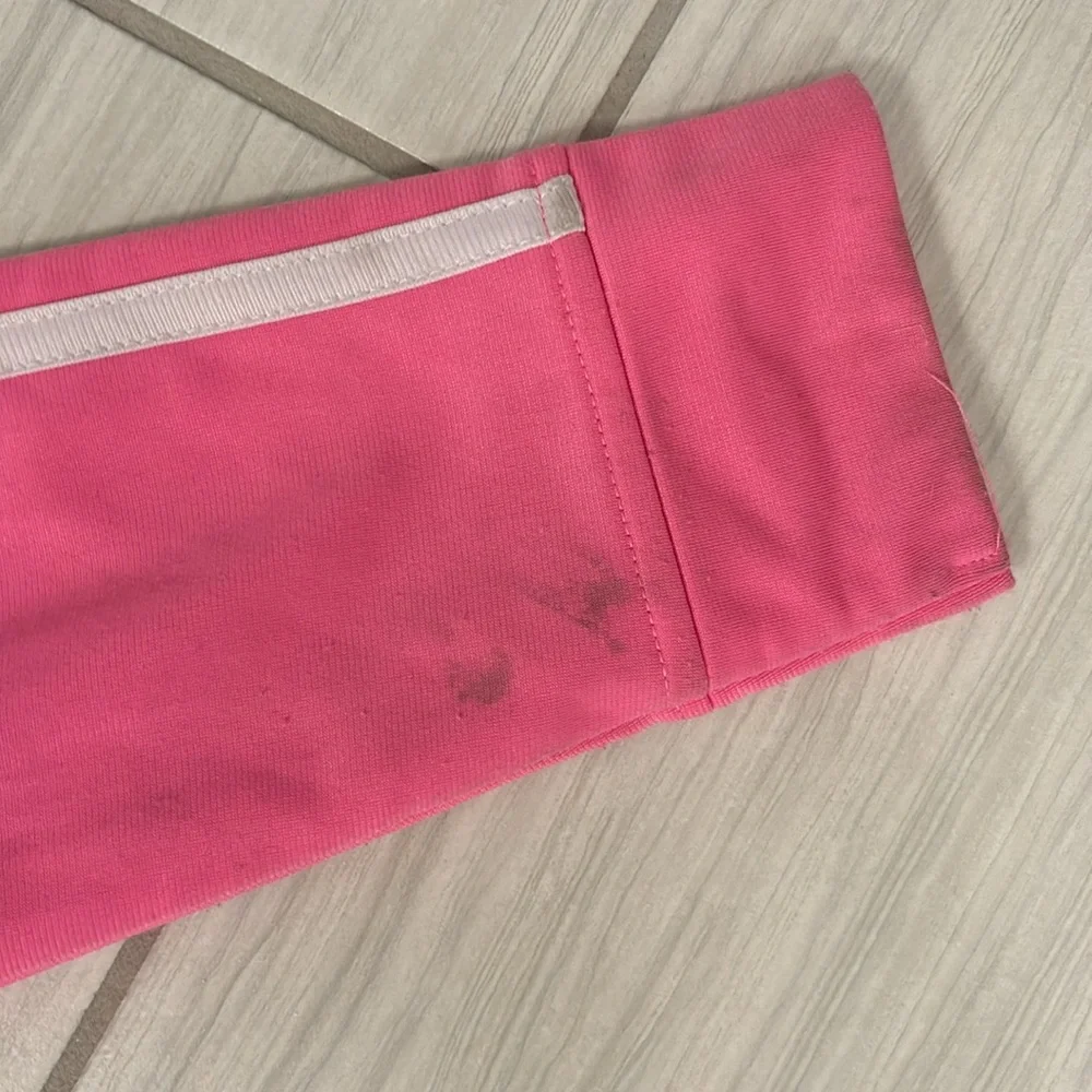 Girls pink Adidas track jacket. Size 6 - Picture 7 of 8